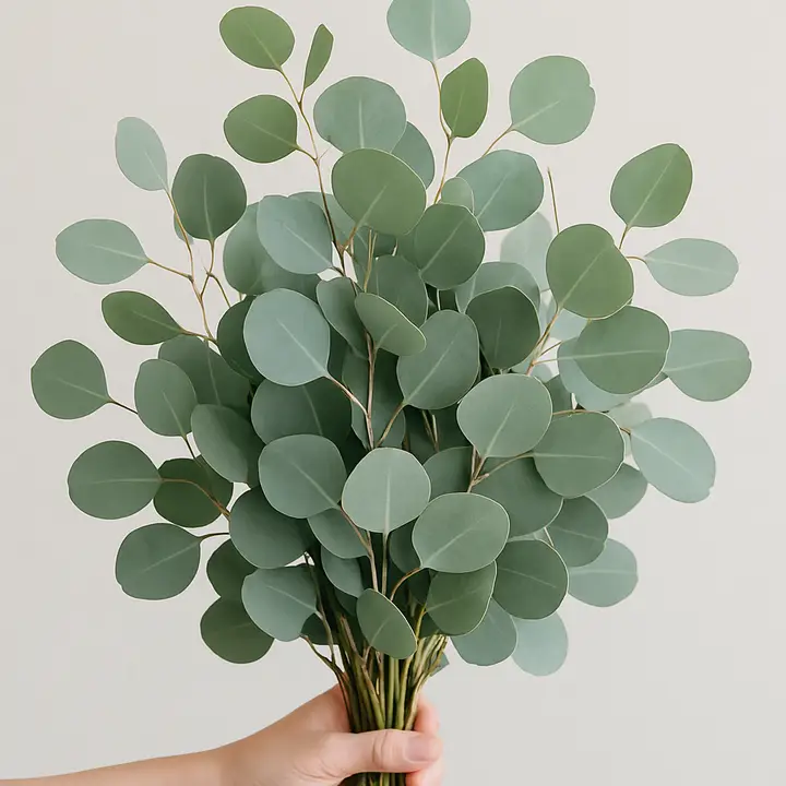 Fresh Cut Silver Dollar Eucalyptus Flowers California Grown